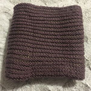 Infinity dark purple scarf